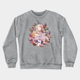 Be a Nice Human Crewneck Sweatshirt